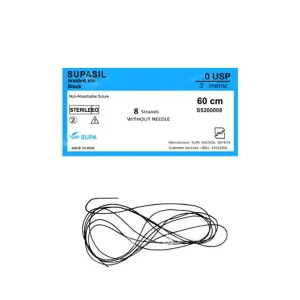 نخ سیلک بدون سوزن 8( رشته ای) صفر–یک- دو 4/0-3/0-2/0