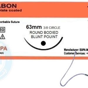 نخ و سوزن کرومیک یک کبدی با سوزن 63mm